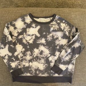 Grey and White Sweatshirt